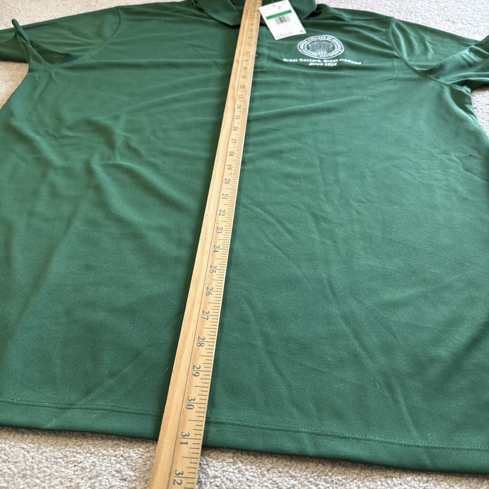 NWT Nike Mens XL Augusta Medical College of Georgia Polo Shirt Green Embroidered - Picture 7 of 8